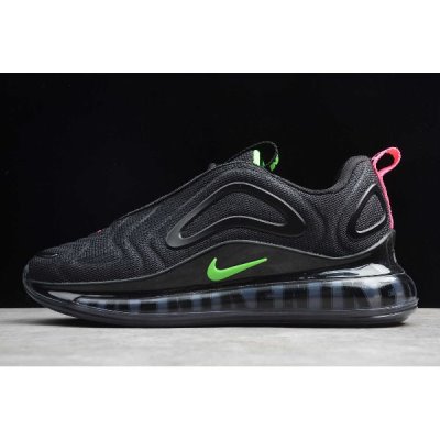 Nike Air Max 720 Siyah / Pembe / Krema Yeşil Koşu Ayakkabısı Türkiye - WKIF7LDV